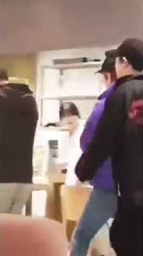 When Sehun banged on the glass door... #EXO #Sehun