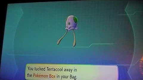 Random shiny Tentacool in Pokémon Let