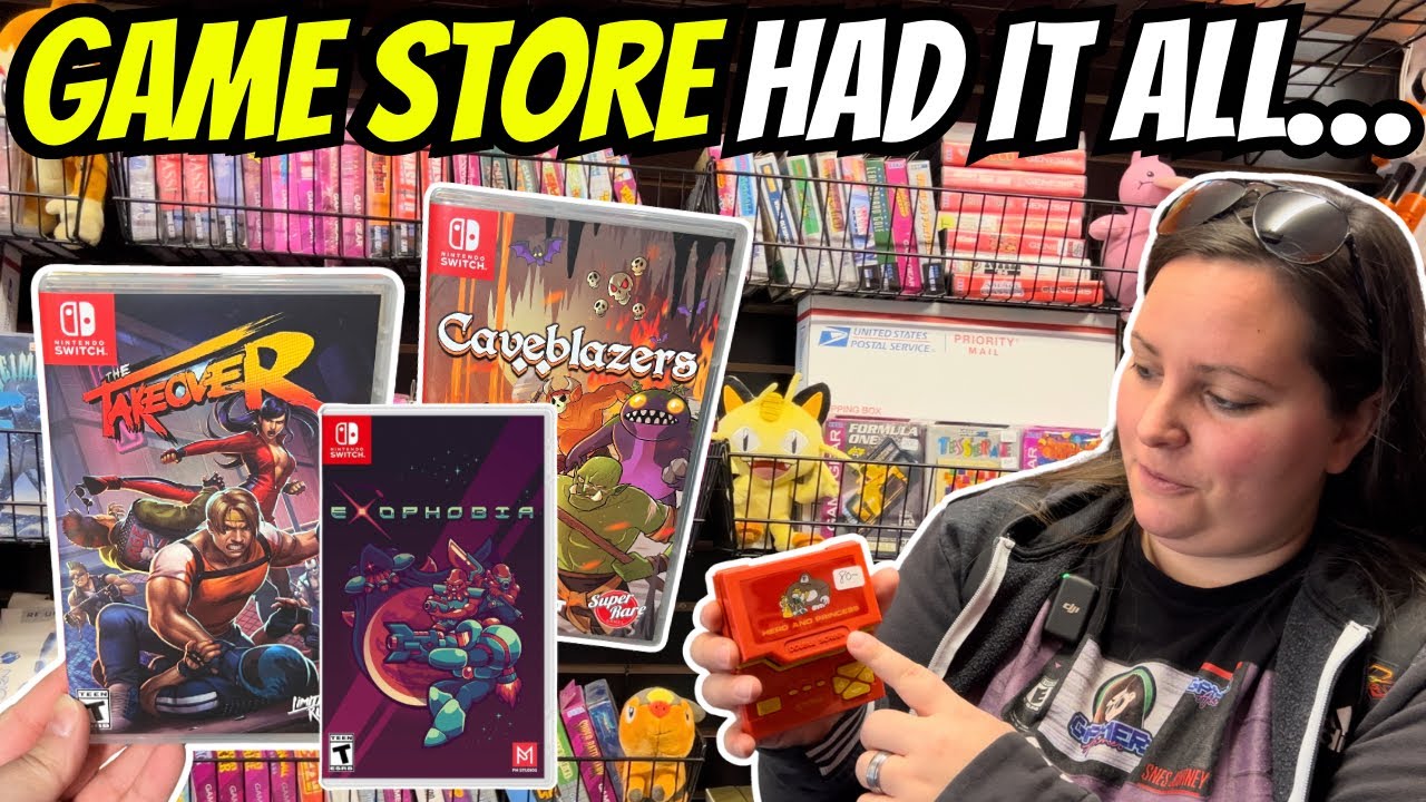 В магазине игр были эти ОБЯЗАТЕЛЬНЫЕ к прохождению игры для Nintendo Switch…