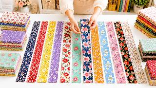 The Simple Quilt Pattern That Looks Amazing With ANY Fabric - Super Easy & No Pattern Needed!