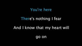 Karaoke - Lower Tone - My Heart Will Go On - Celine Dion