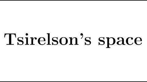 Tsirelson