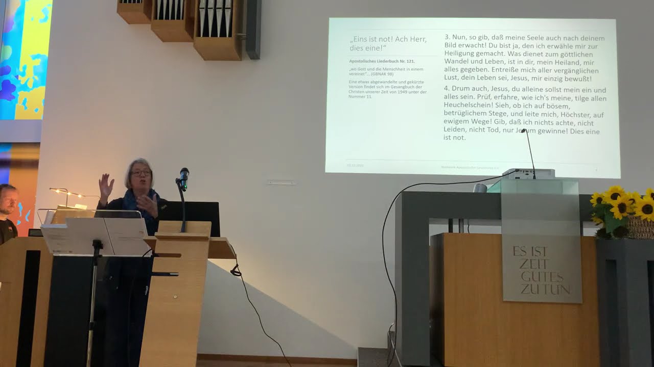 Apostolisches Liederbuch Nr. 121 -  Eins ist not! Ach, Herr, dies eine