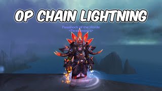 OP CHAIN LIGHTNING - Enhancement Shaman PvP - WoW Shadowlands 9.0.2