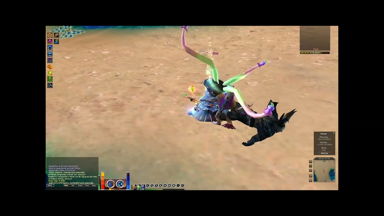 Assassina 148, xp Feito Solo, Testando nova função adicionada pela zenit Games.