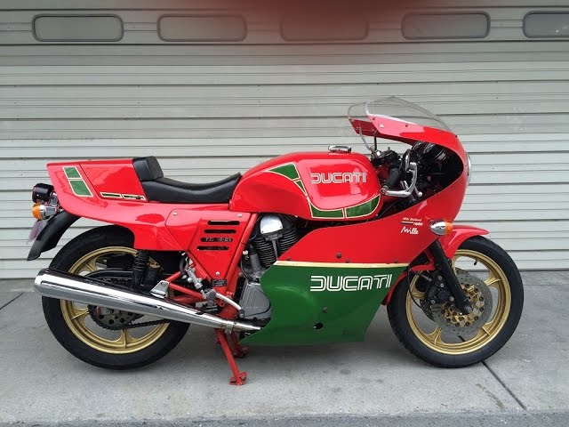 DUCATI 1000 MHR Mille Electric start - YouTube