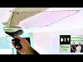 How to repair a drywall ceiling hole fast and easy!