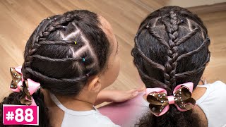 Penteado Infantil fácil PARA FESTA #70 I Sr e Sra Martinez 