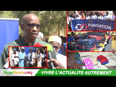 Le Crédit Mutuel du Sénégal fait un don de kit scolaire aux Lycéens de Yeumbeul