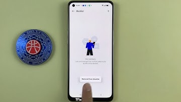 How to add a phone number to the call and message block list on OPPO Reno7 Android 13
