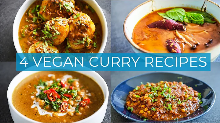 4 VEGAN CURRY RECIPES | HOW TO MAKE CURRY AT HOME EASY!