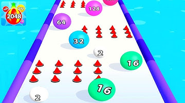 Match Balls 2048 ! All levels Gameplay (1-6) android, ios