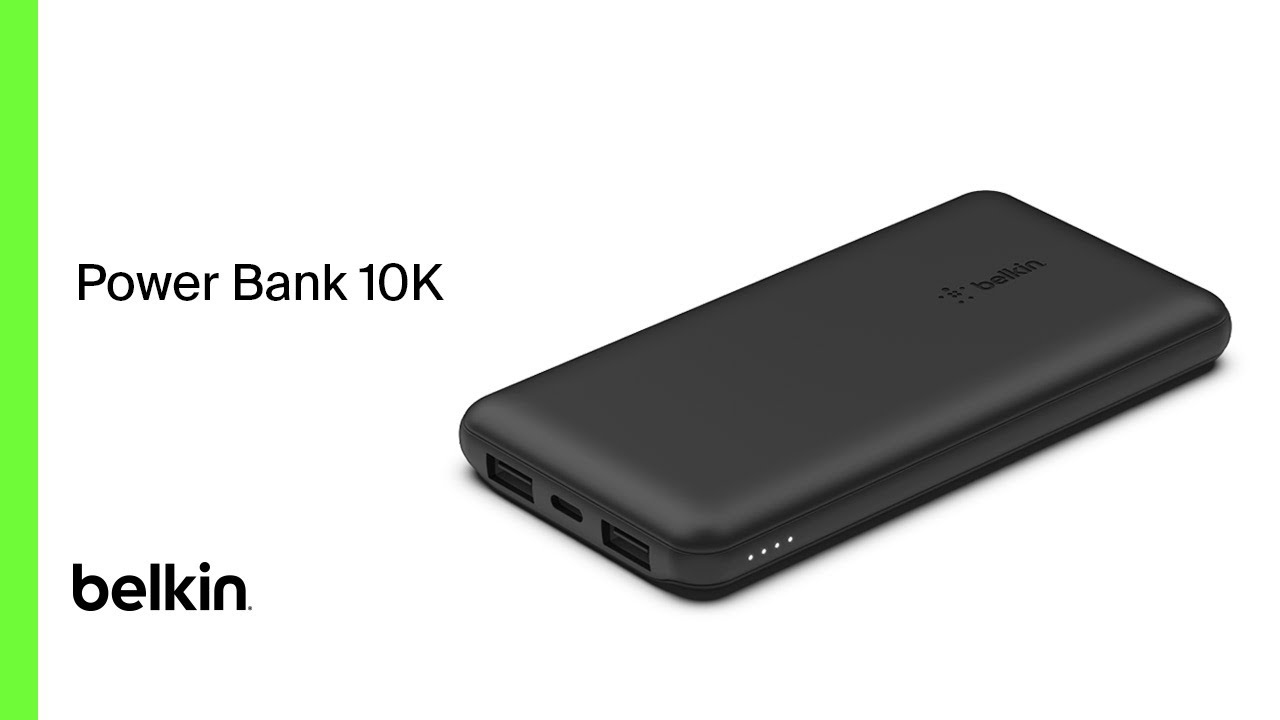 Belkin BPD001BTBK BoostCharge Magnetic Portable Wireless Charger 10K