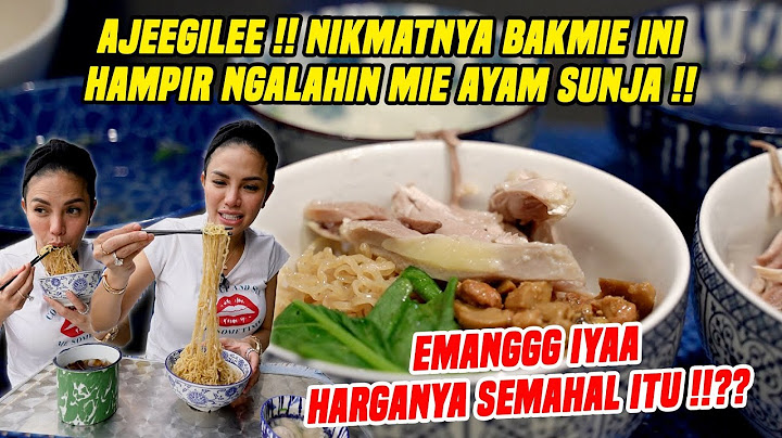 NIKITA KAGET !! RASA BAKMIE INI TERNYATA DAHSYATTT !! NGALAHIN MIE AYAM SUNJAA ???