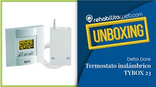 UNBOXING - Termostato inalámbrico TYBOX 23 Delta Dore - YouTube
