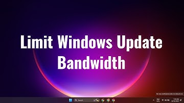 How to limit Windows Update bandwidth in Windows 11/10