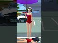 Sakura School + Toxic Song = EPIC FUN! 🥶🎶 #Shorts #DanceChallenge #Gaming