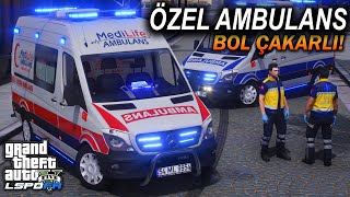 BOL ÇAKARLI ÖZEL AMBULANS - GTA 5 112 AMBULANS MODU - MERCEDES SPRINTER