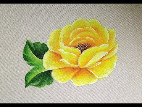 How To Paint A Rose  Painting For Beginners