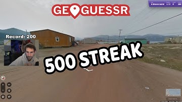 500 STREAK IN GEOGUESSR! Perfect ending to a Geoguessr Stream