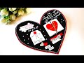 Beautiful Valentine's Day Card for Boyfriend | Handmade Valentine's Day card Idea | Tutorial