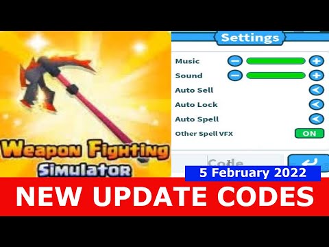 Weapon Fighting Simulator codes in Roblox: All free boosts (August 2022)