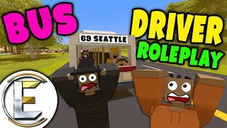 Unturned - Bus Driver | THE MOST HARDEST JOB IN RP ( Roleplay ) screenshot 5