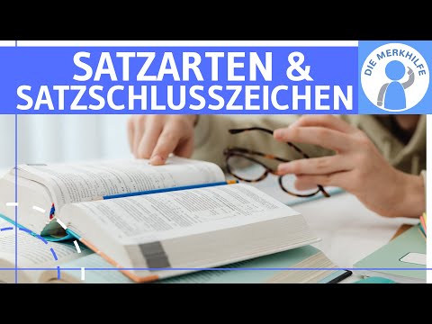 Satzarten & Satzschlusszeichen - Aussagen, Fragen & Aufforderungen erkennen - Deutsch Grammatik @diemerkhilfe