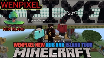 WENPIXEL NEW HUB AND ISLAND DETAIL TUTORIAL #wenpixel #craftersmc #satnetwork #hypixelskyblock .....