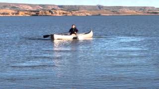 Canoe rowing insert