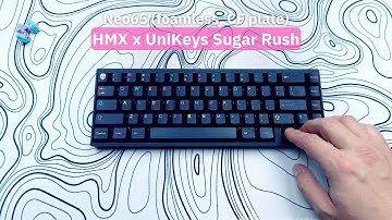 HMX x UniKeys Sugar Rush | Neo65 | sound test