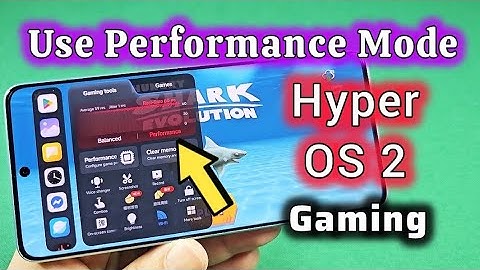 how to enable performance mode for gaming Xiaomi Hyper OS 2