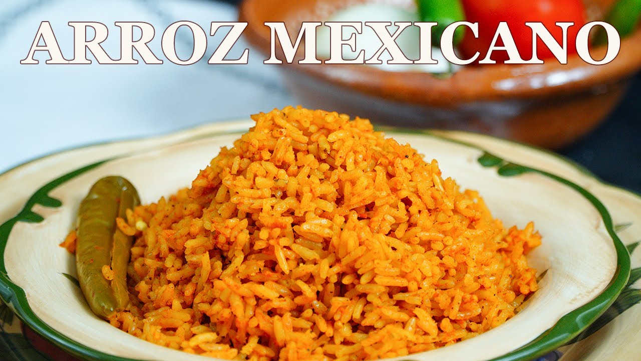 Como hacer ARROZ ROJO MEJOR que el de RESTAURANTE | Arroz MEXICANO perfecto  - YouTube