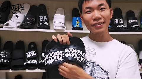 Lntroduction of embossed slippers  | custom sandal slide