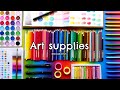 MY ART MATERIALS & DRAWING SUPPLIES (2) 🎨 😁 MY STATIONERY COLLECTION FOR NOTE TAKING (Crafty Nica)