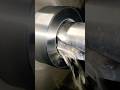 how to cut row material in cnc machine | cutting by u drilling #cnc #cncmachine #shorts