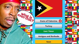 Smartest American In The World Tries To Guess Every Countries Flag!!