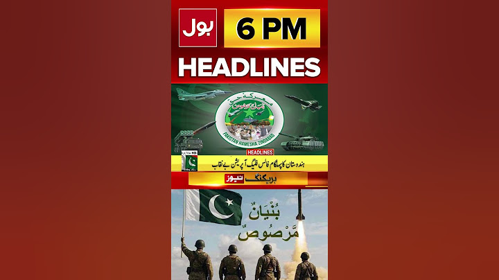 Pakistan India Conflict | BOL News Headlines at 6 PM | Pak China Relation | #Ytshorts
