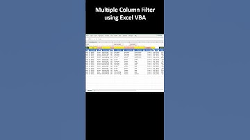 Excel Macro: Multiple column filter using VBA for Numeric, String and Date as well.