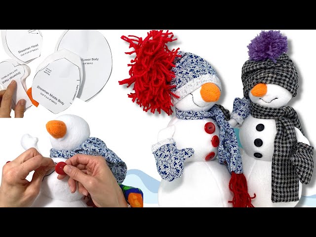 diy-snowman-plushie-beginner-tutorial-youtube