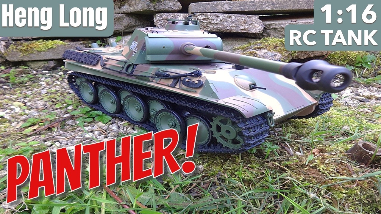 Panther G Heng Long Version 7.0 1:16 RC Tank Tested! - YouTube