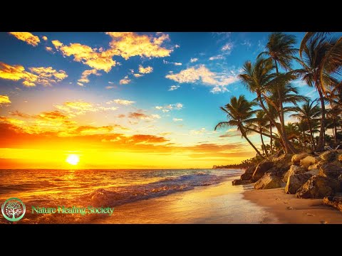 MORNING RELAXING MUSIC - 528Hz Flying Above Paradise