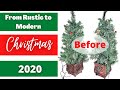 Trash to Treasure | Updating An Old Pair of Christmas Trees | DIY Modern Christmas Decor