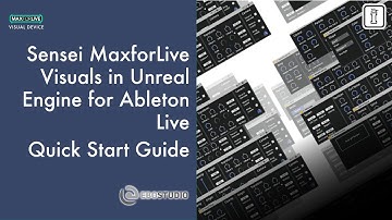 SenSei 3D Visual Generator for Ableton Live - Unreal Engine MaxforLive