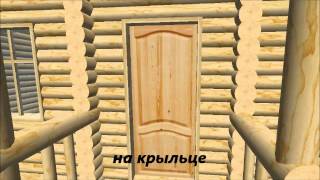 Дом с мансардой, проект "сруб Чухломский" Дом с мансардой, проект "сруб Чухломский"