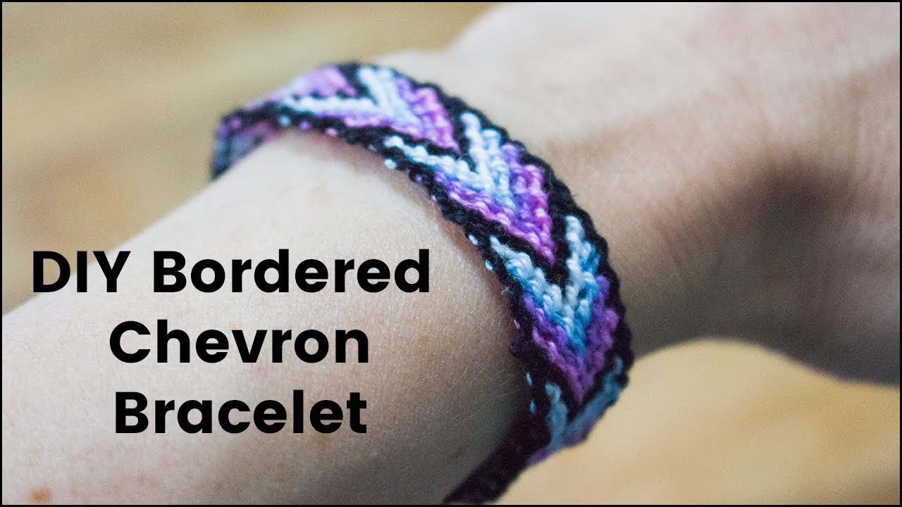How to Make Chevron Friendship Bracelets - Sew Crafty Me