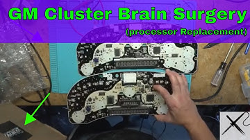 03/04 GM Cluster: Brain Dead Processor Replacement. Sent to me from Gaugewerx