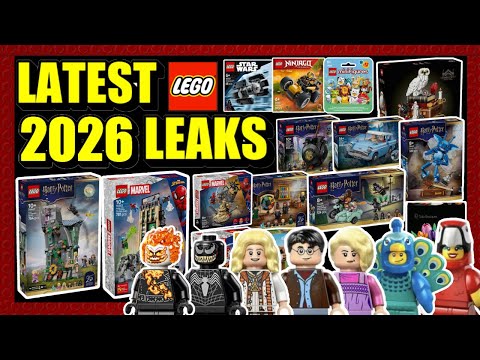 INSANE NEW LEGO SET LEAKS Marvel Harry Potter CMF Star Wars Botanicals Technic MORE