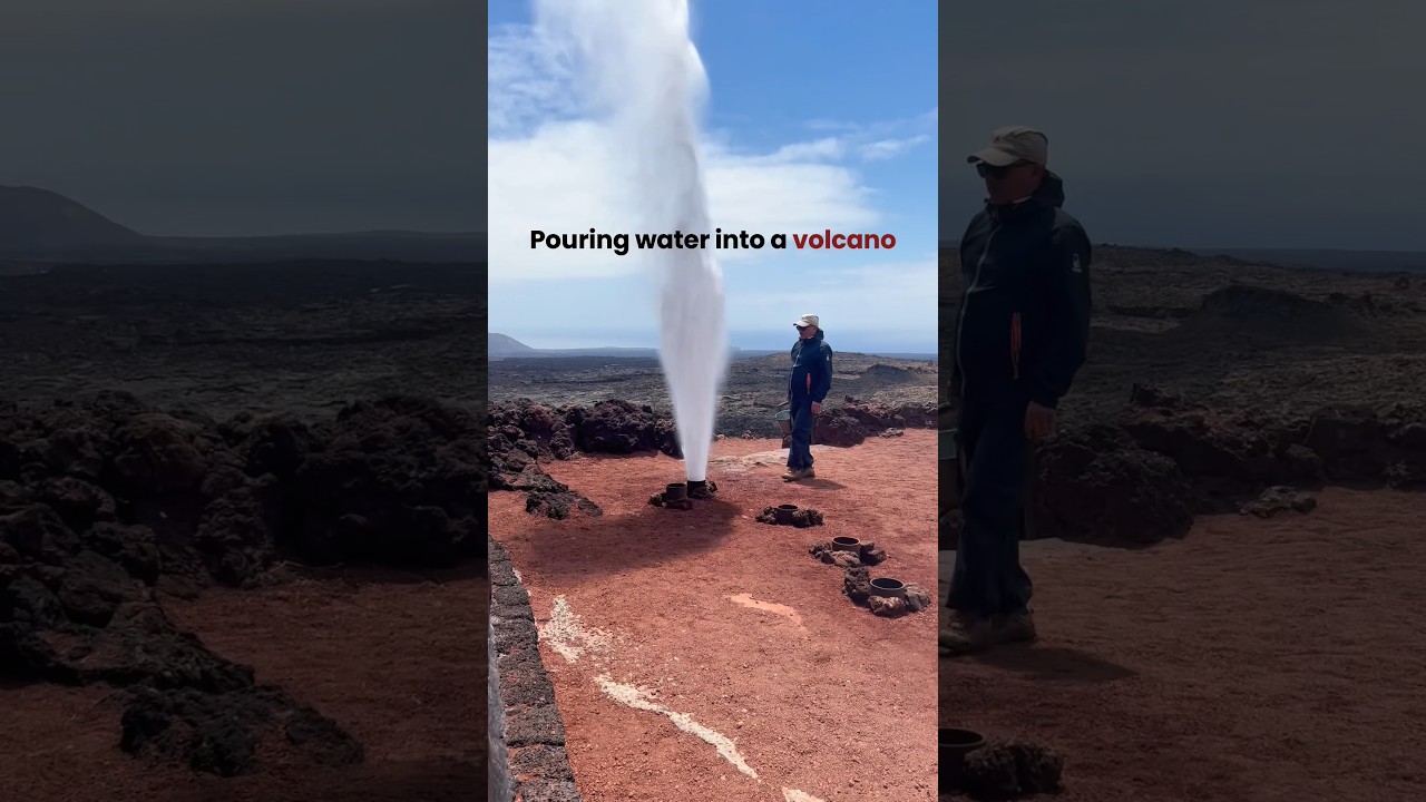 What happens when water meets the volcano? 