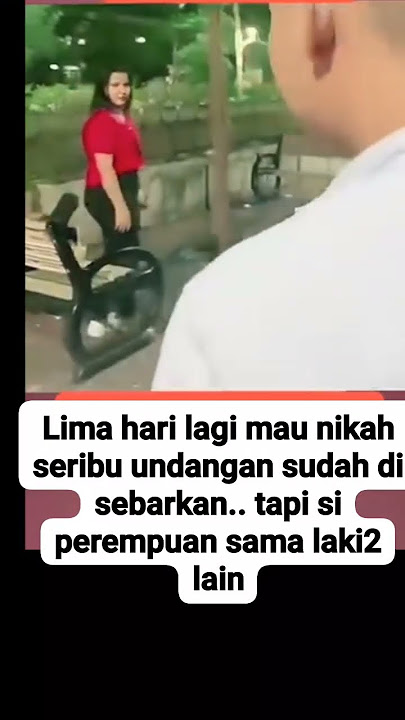 tinggal hari 2 hari lg nikah. c perempuan malah ketahuan selingkuh. #fyp #fypシ゚viral #motivational